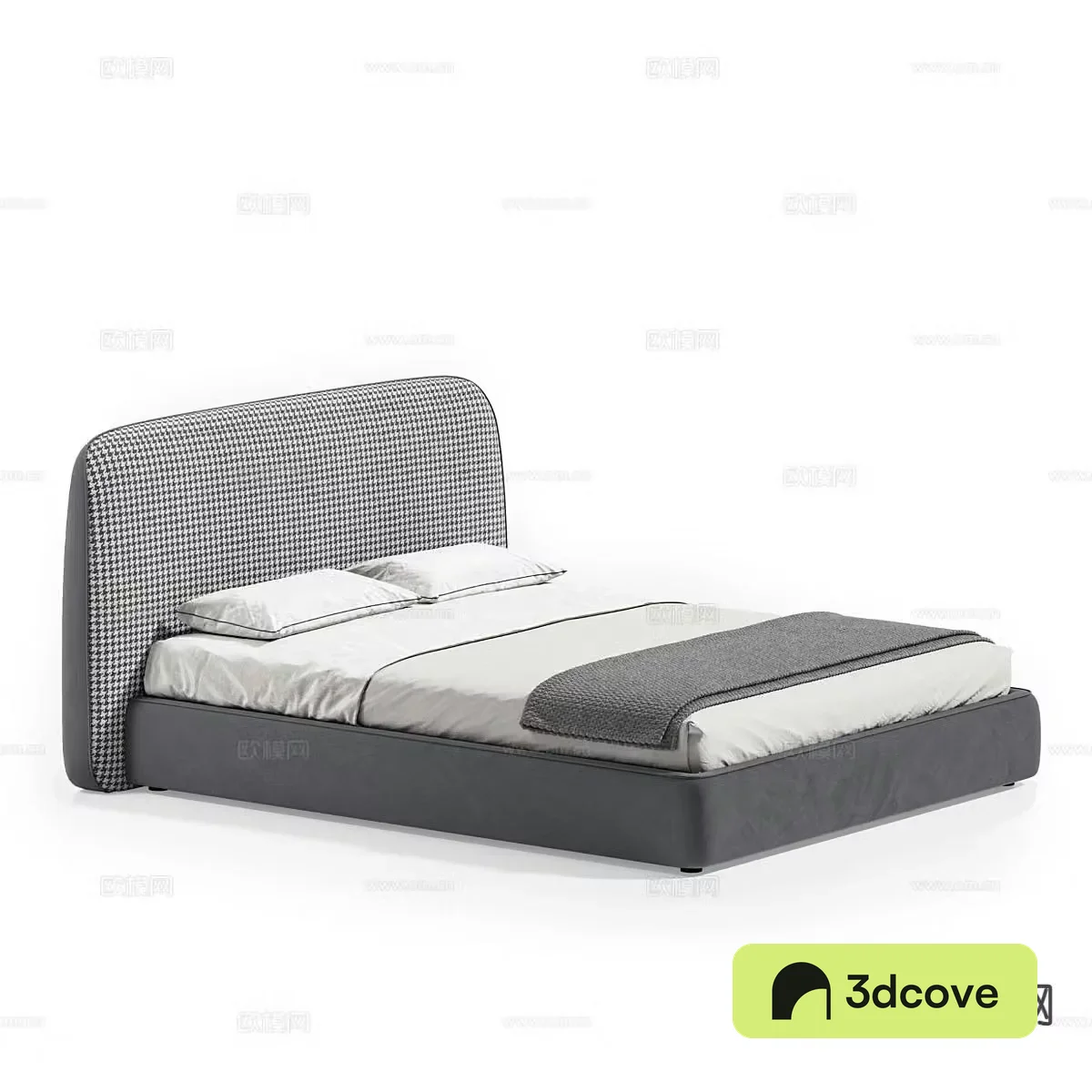 Simple double bed