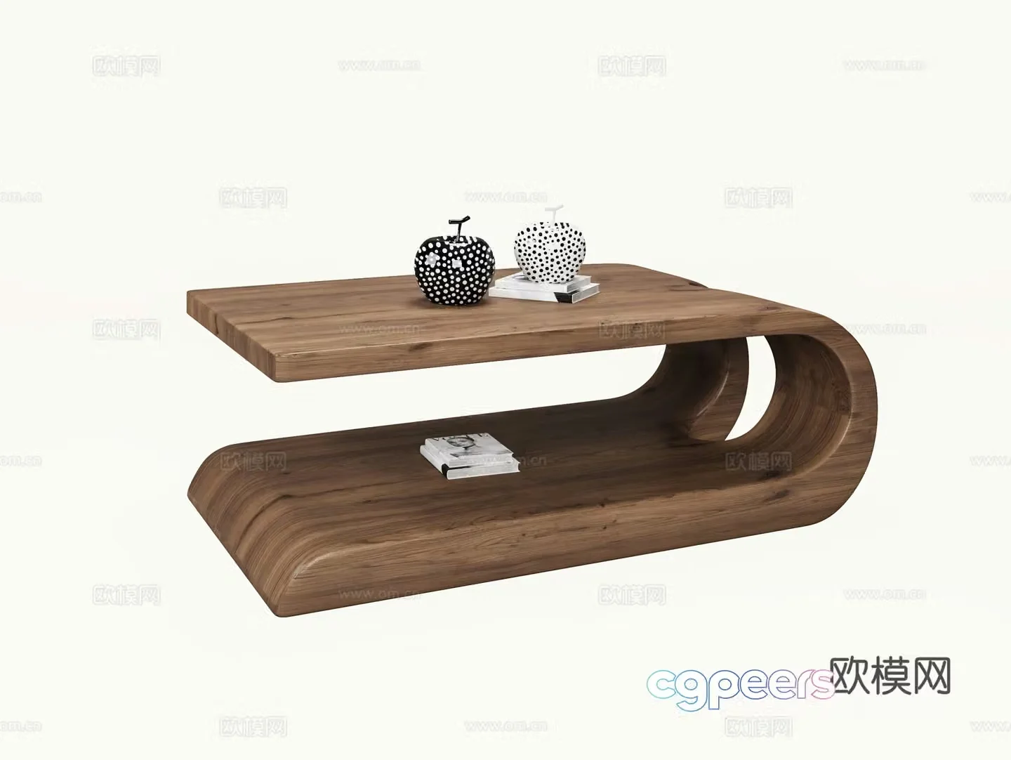 Modern coffee table 3d model