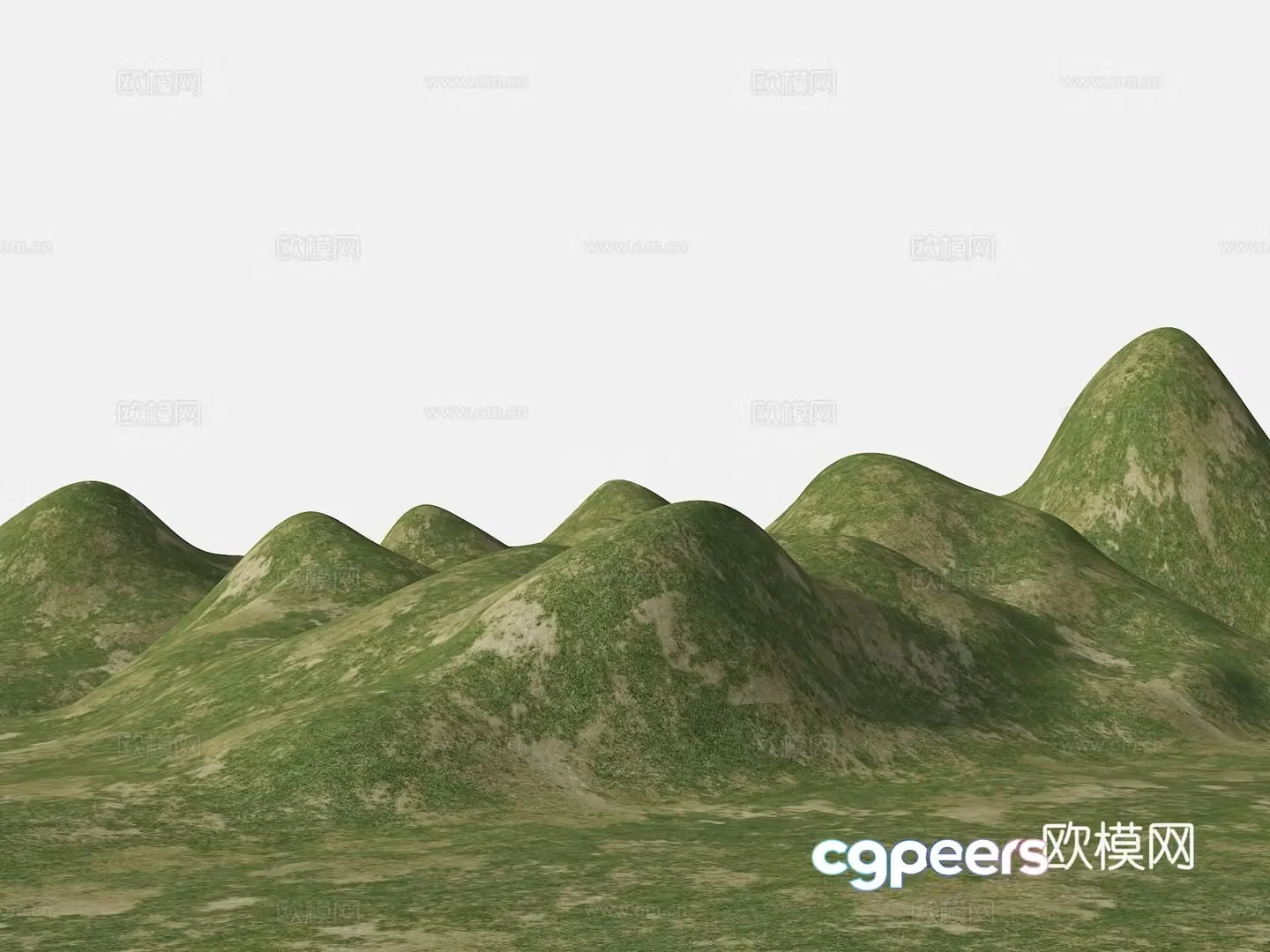 Modern mountain ranges Mountains Mountains Park landscape Terrain Mountain park Natural mountain 3d model