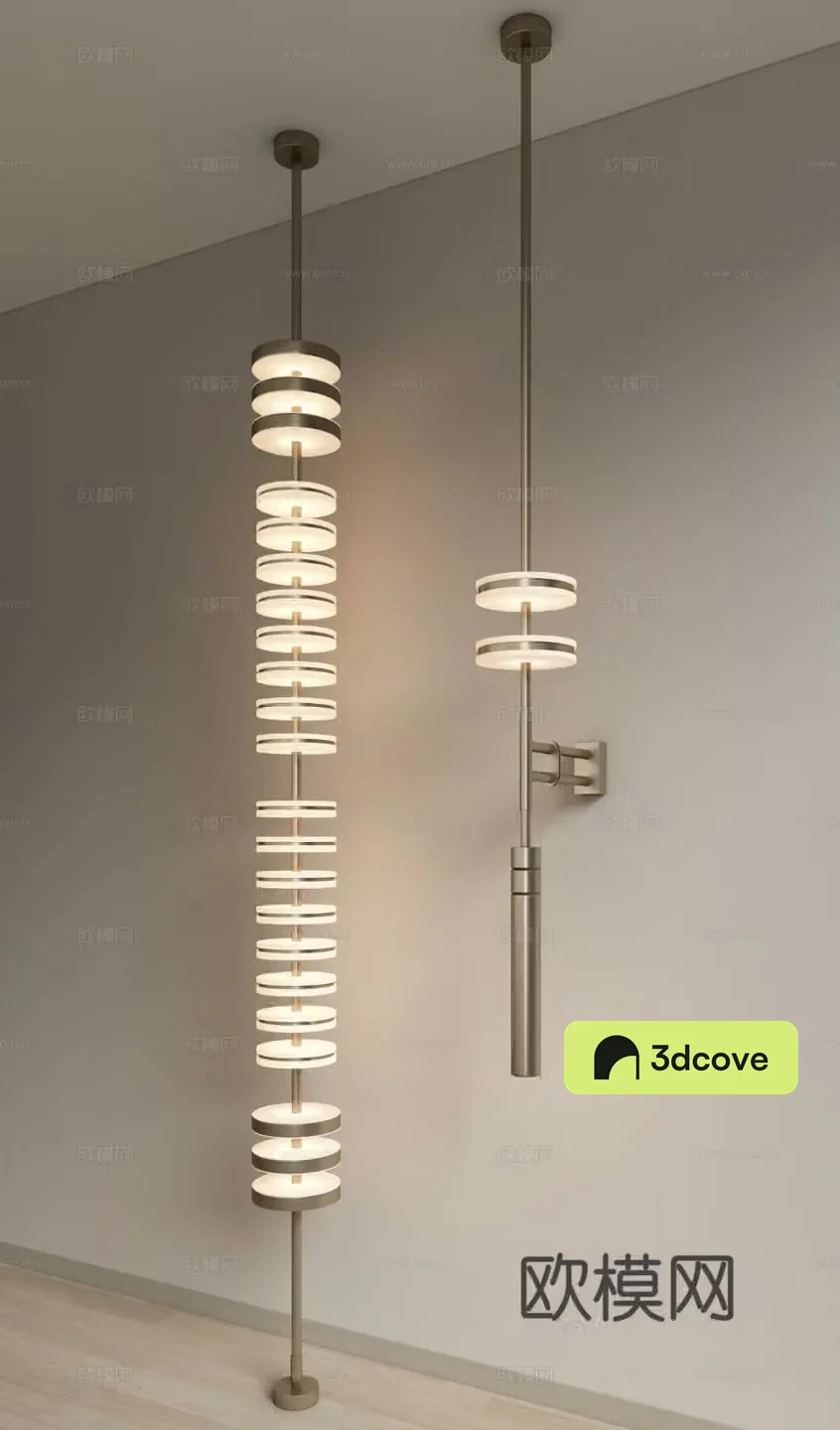 Light luxury metal wall lamp Bedside wall lamp Open ceiling lamp Long strip wall lamp Translucent stone wall lamp