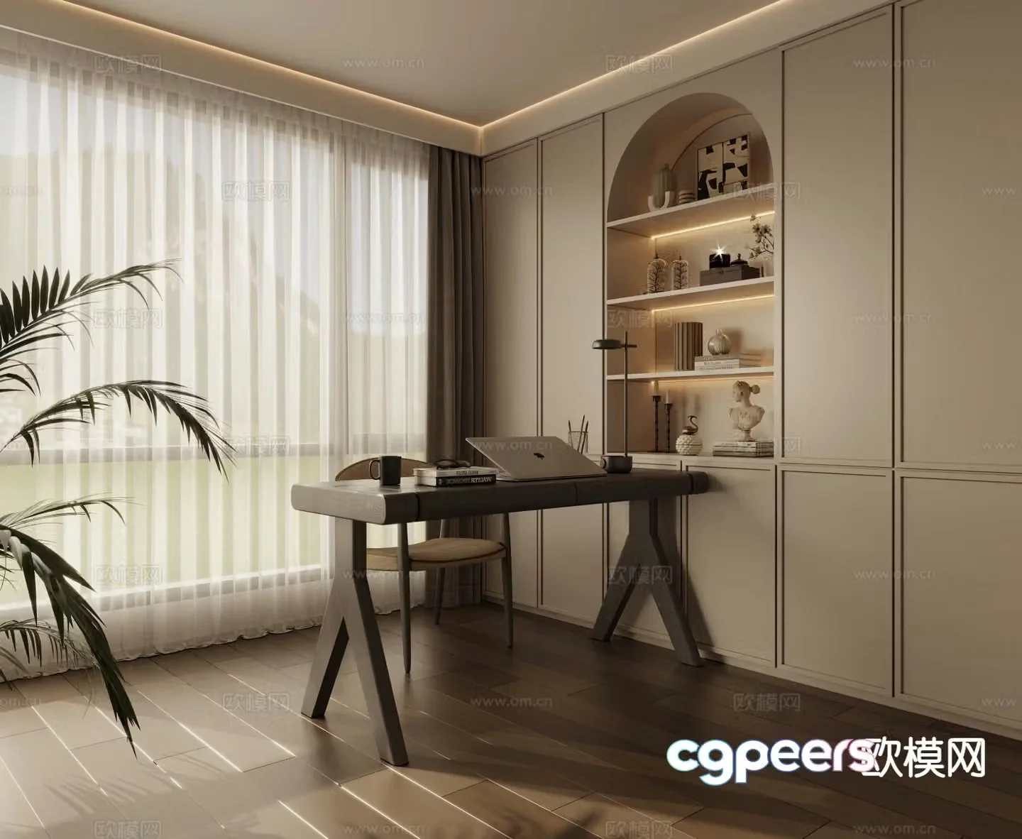 French study 3d model