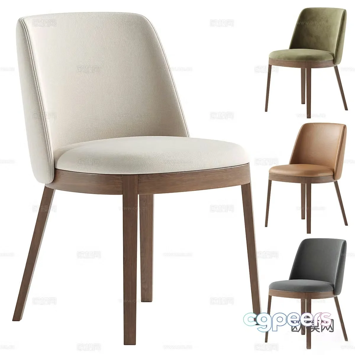 Single chair 3d model