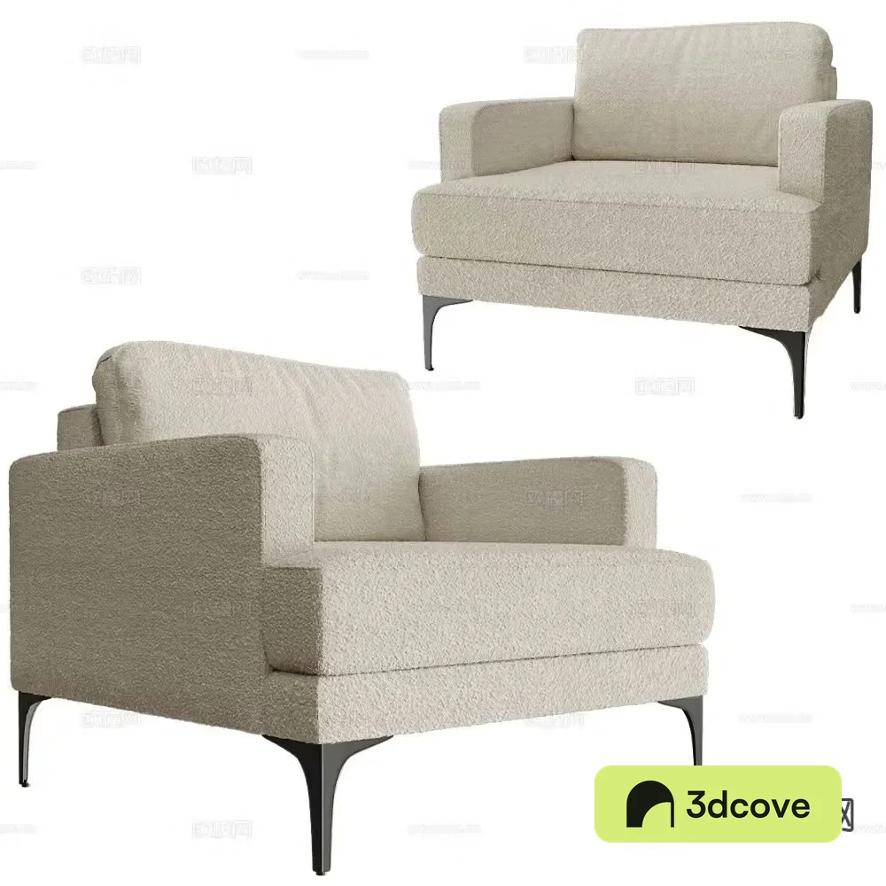 Partisan single sofa