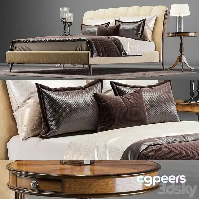 3ds Max Free – Bed PIGOLI Ikarus Bed