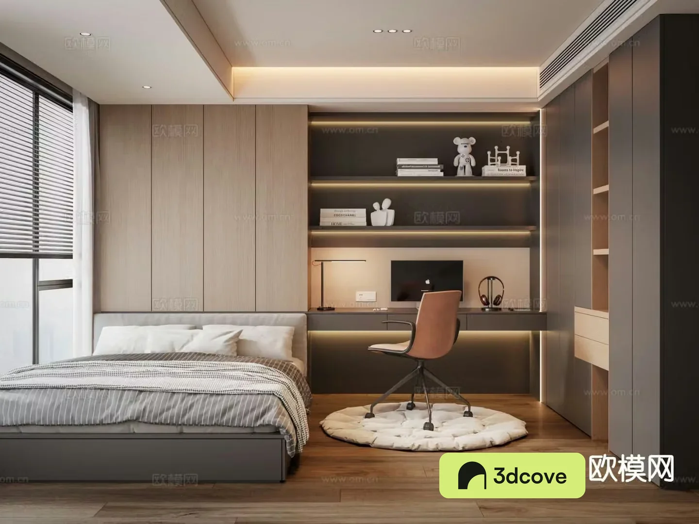 Italian tatami bedroom