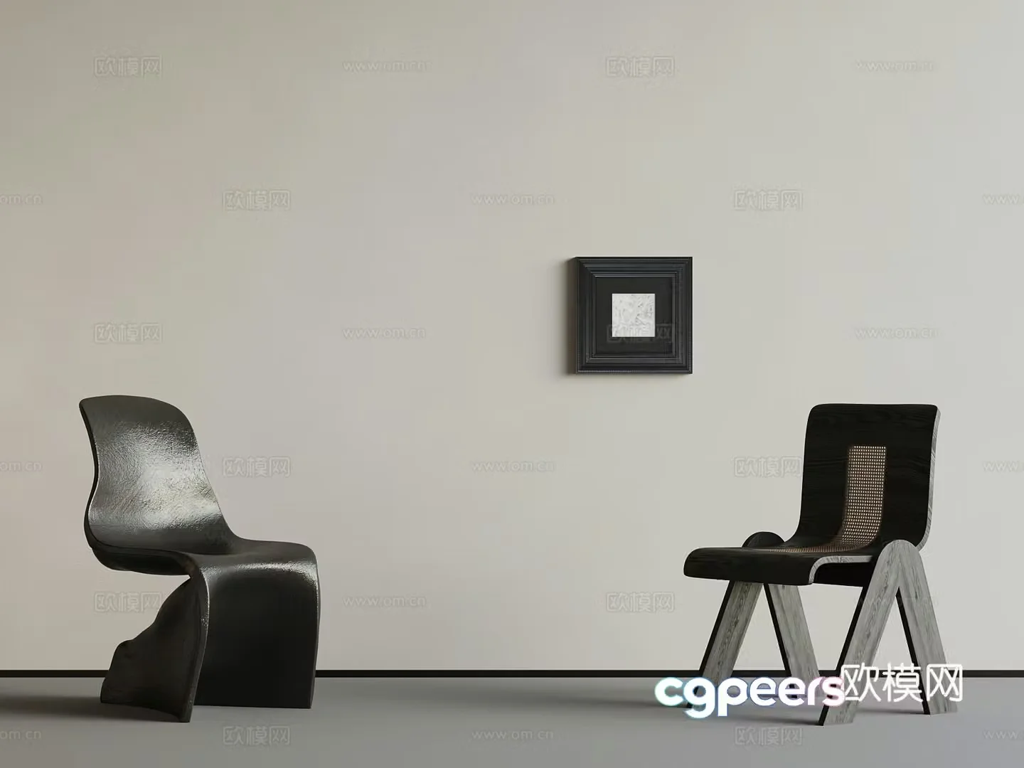 French chair 3d model