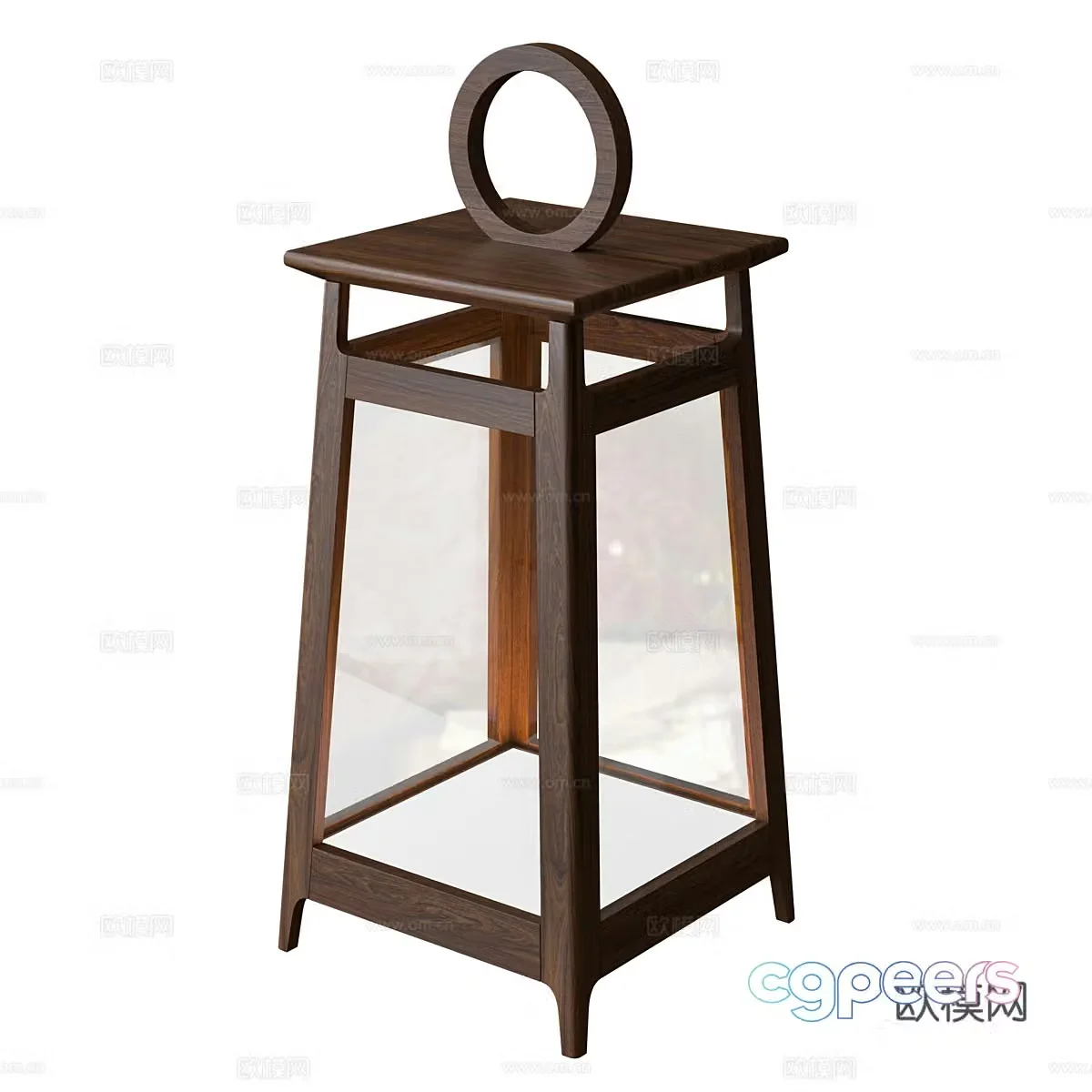Middle-aged floor lamp Wasabi wind floor lamp B&B floor lamp Courtyard floor lamp Outdoor floor lamp 3D model