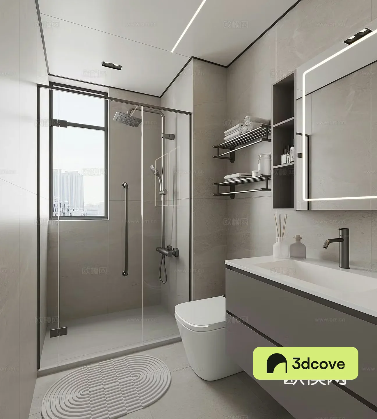 Modern bathroom