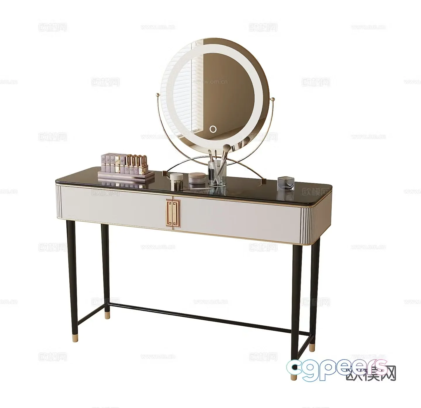 Modern dressing table 3d model