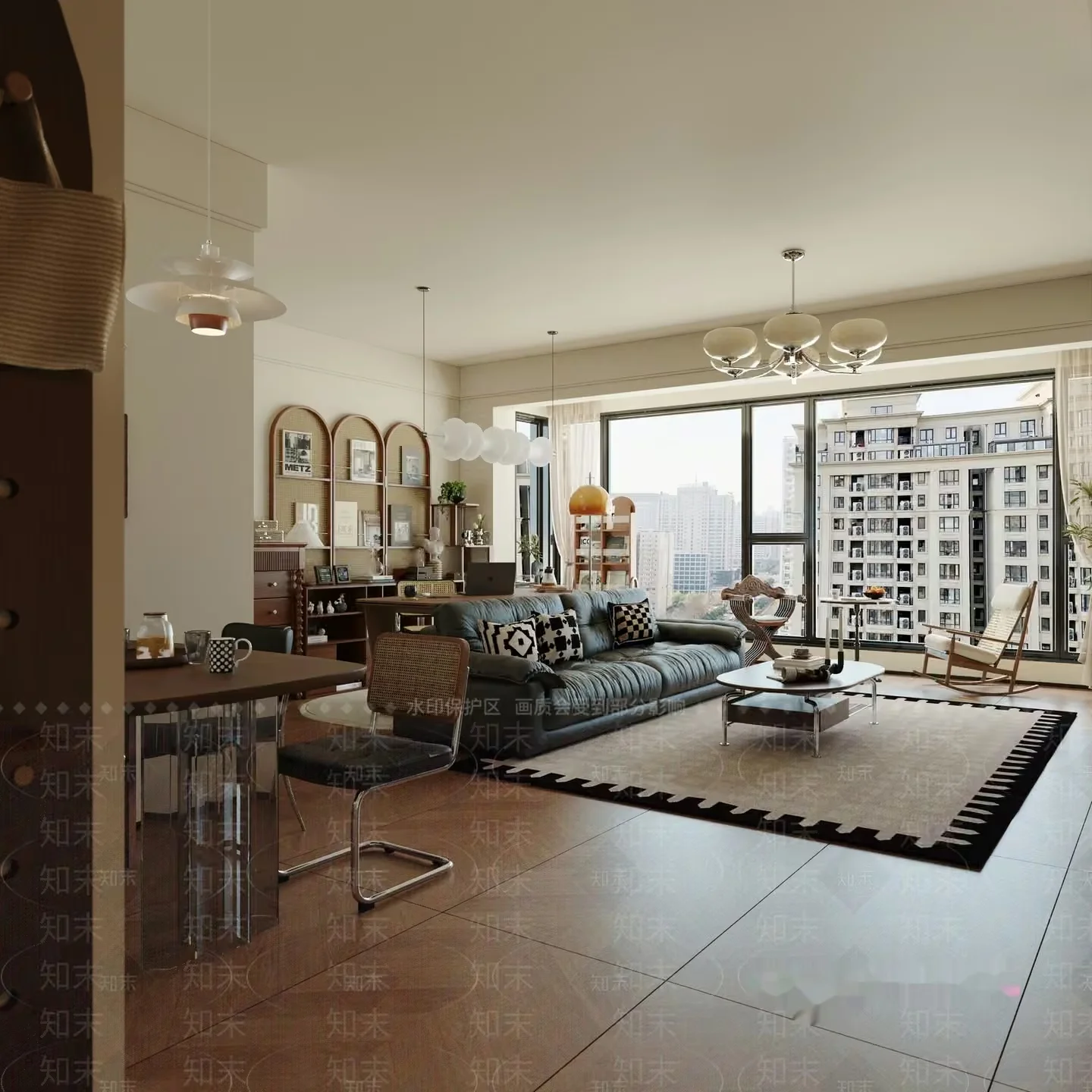 Cozy Living Room 3D Model – 19233 – VRAY Render