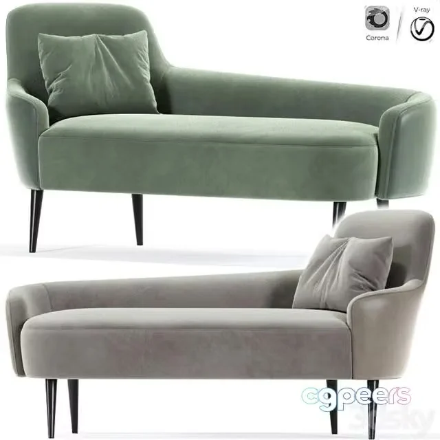 3ds Max Free – Ikea Singoalla Chaise Lounge