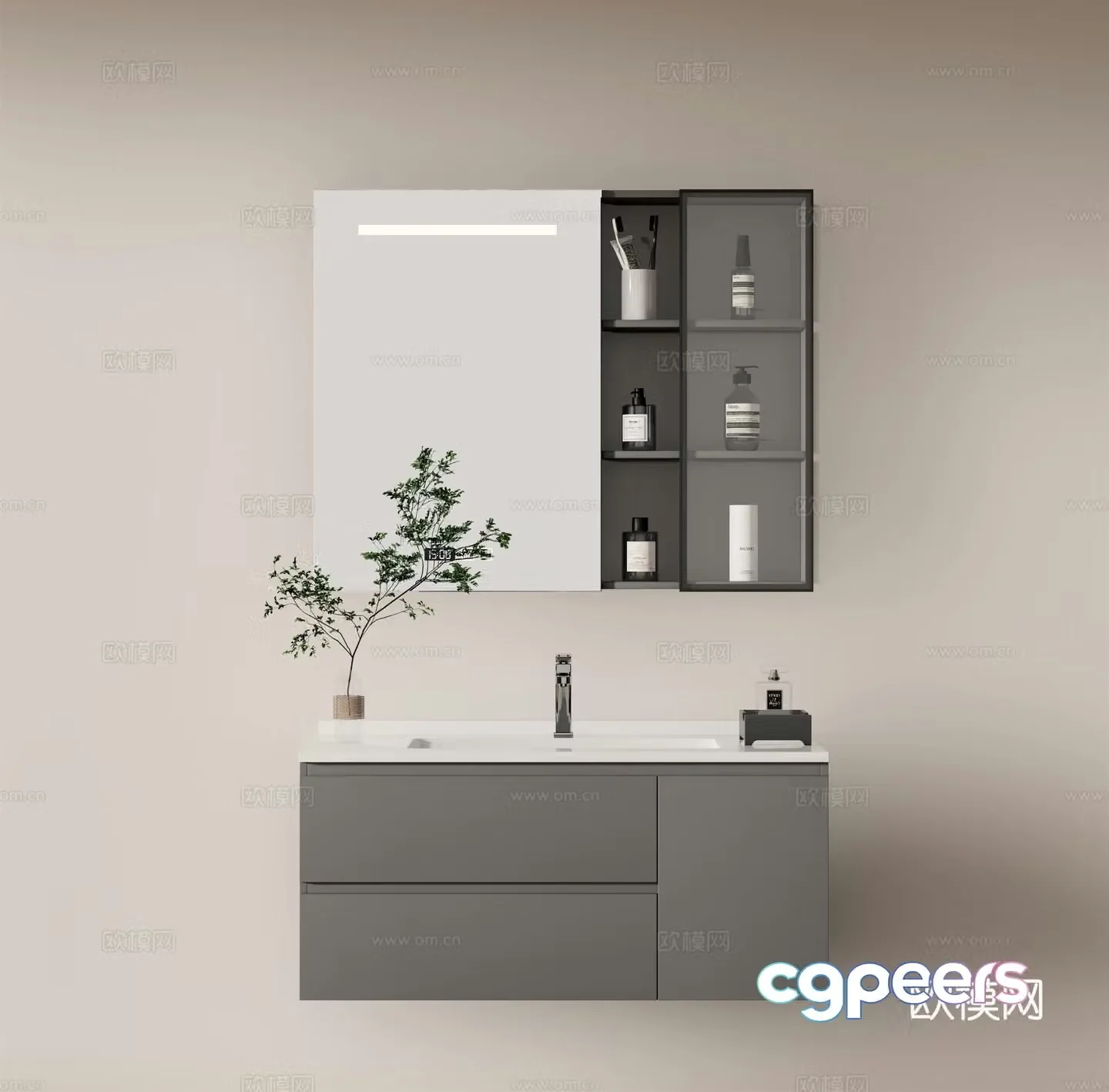 Modern wash basin wash basin 3d model