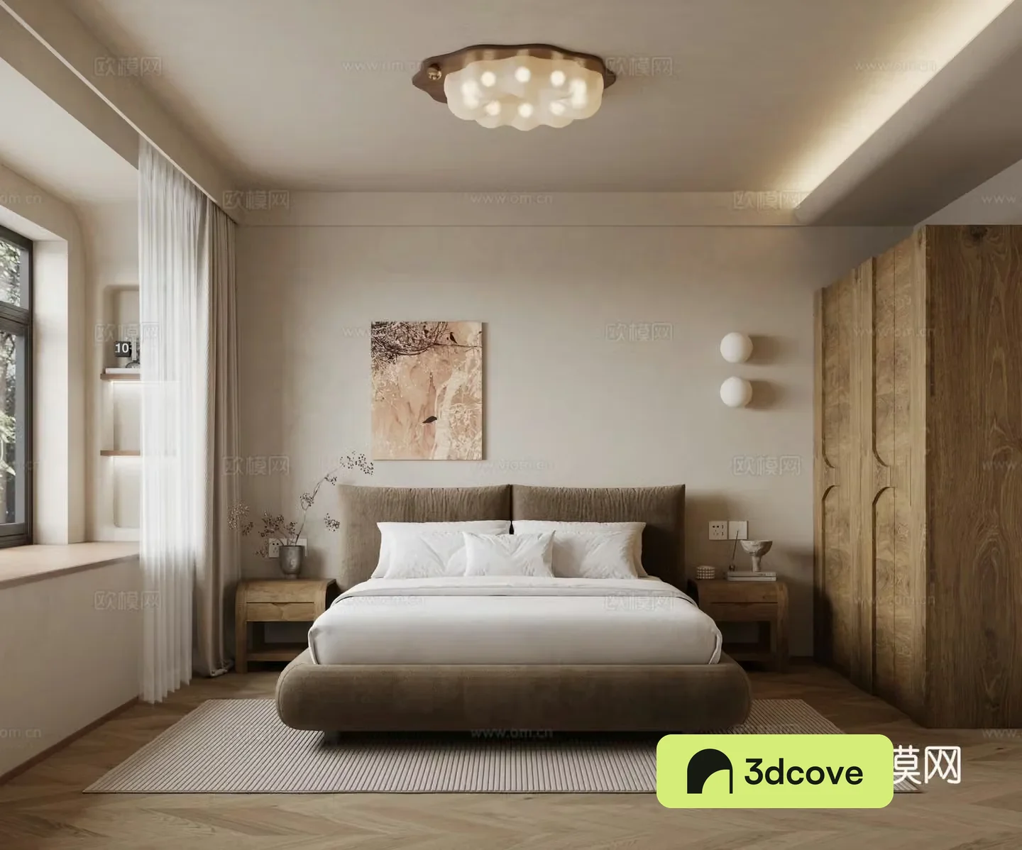 Wasabi bedroom 3d model