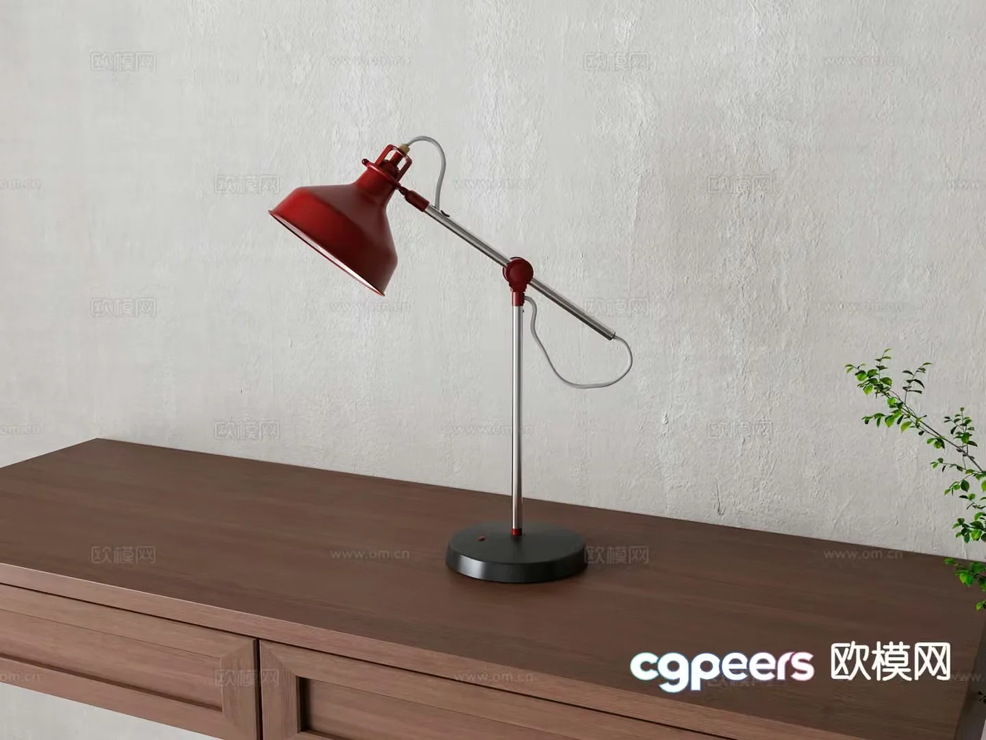 Modern desk lamp 3d model