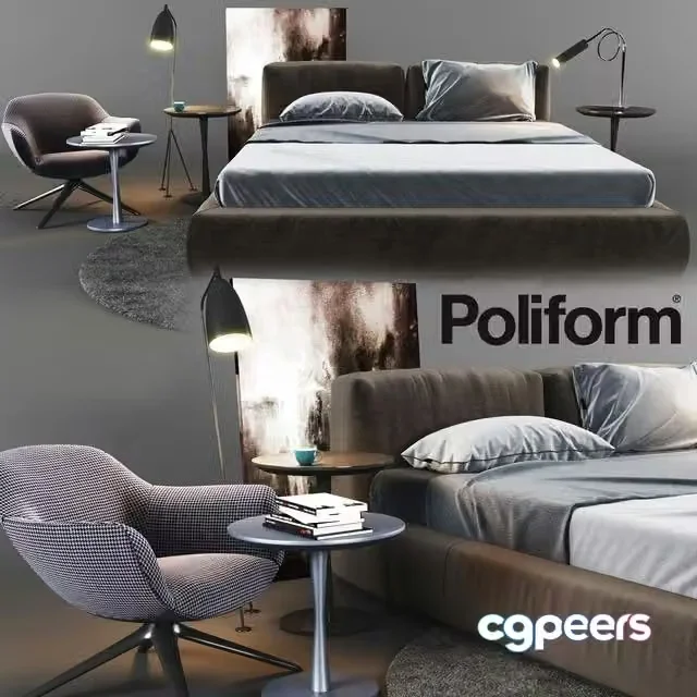 3ds Max Free – Poliform Set 02