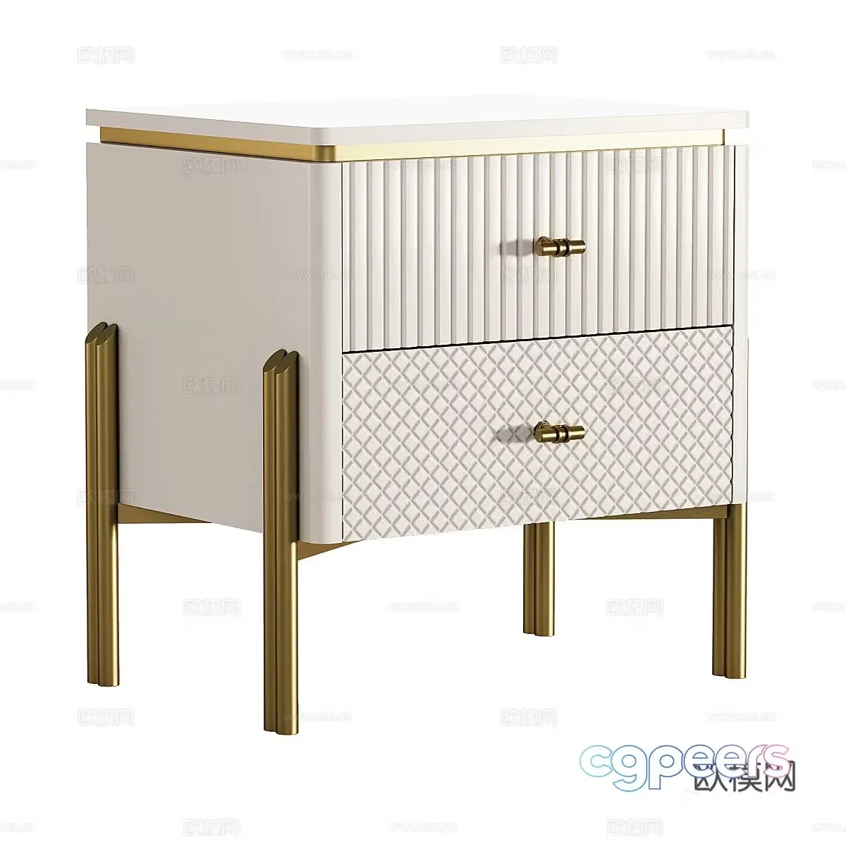 Bedside table 3d model