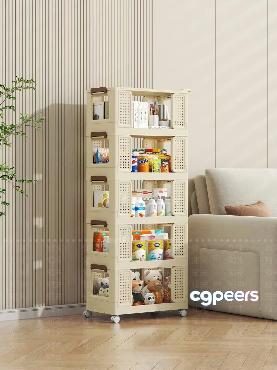 Modern Storage Unit 3D Model – 14081 – VRAY Render