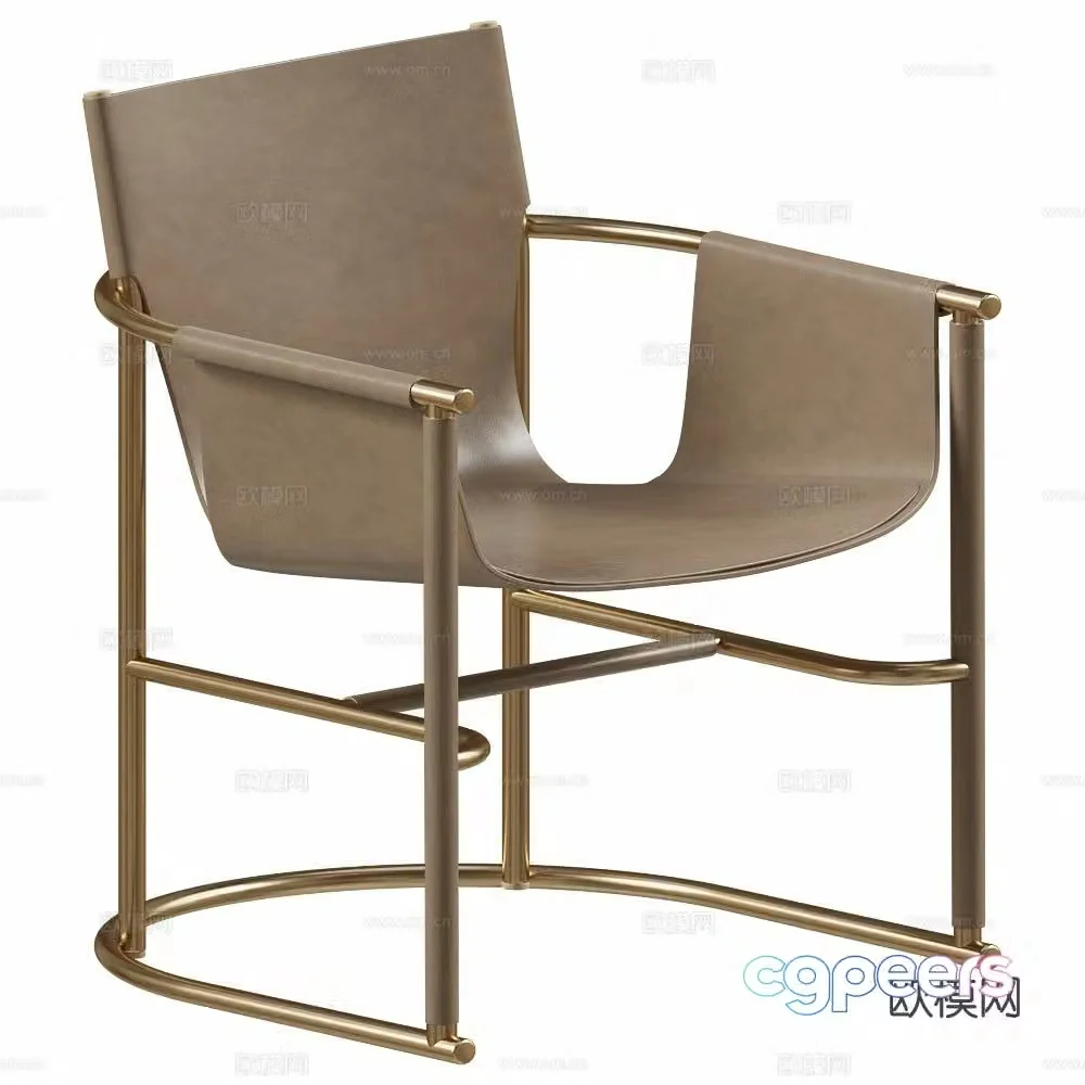 chair single chair leisure chair 3d model