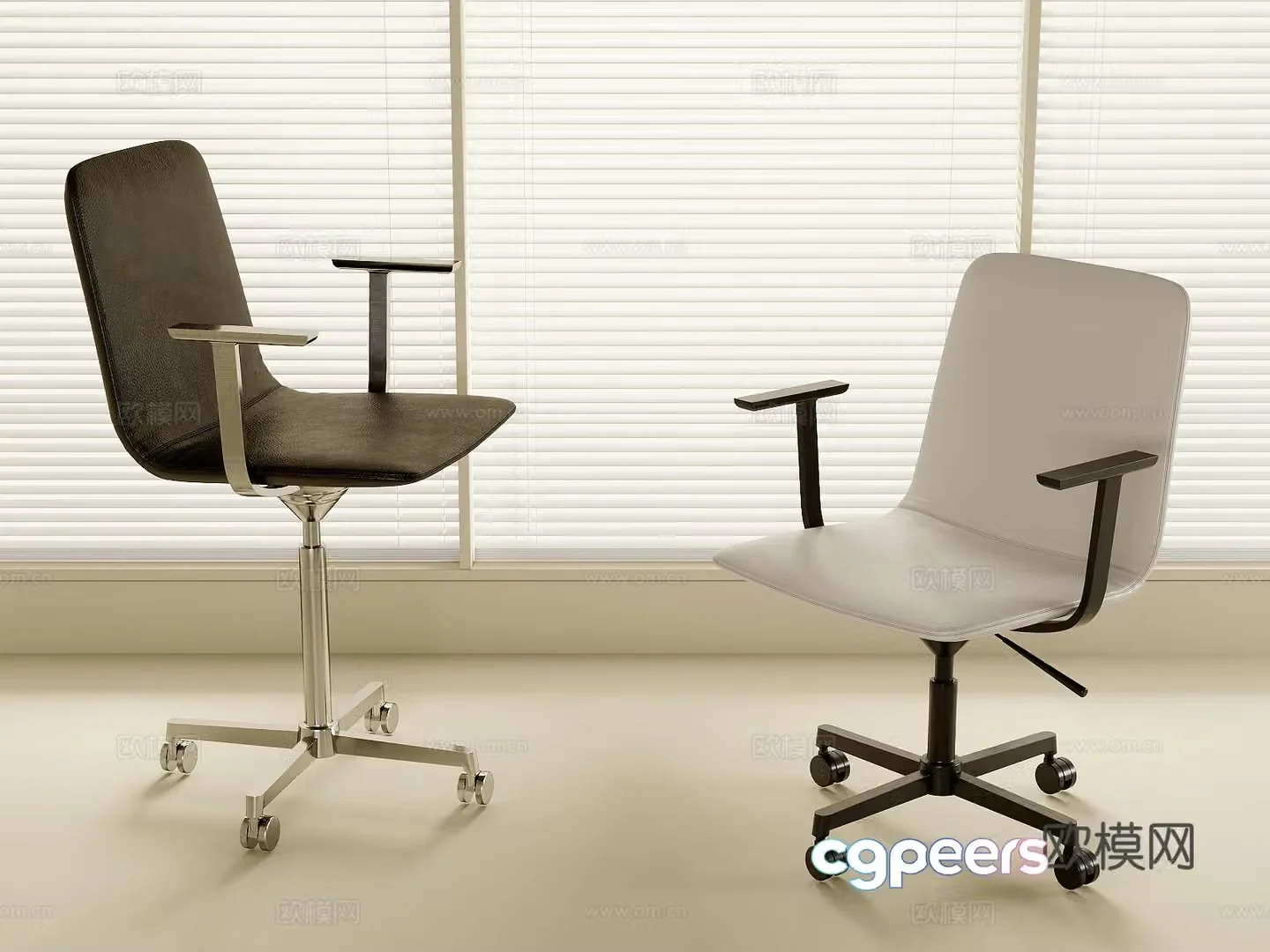 Modern office chair 3d model