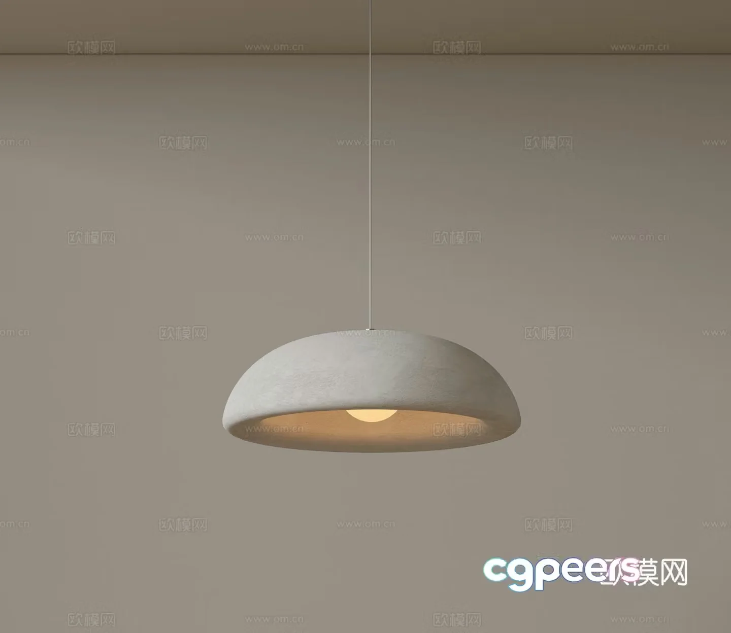 Modern medieval style chandeliers minimalist chandeliers Nordic simple chandeliers bedroom bedside chandeliers single head 3D model