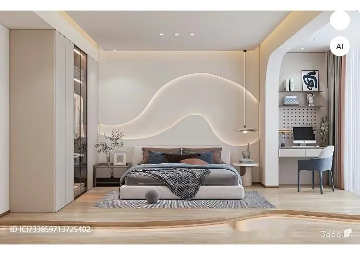 Modern Bedroom 3D Model – 18091 – VRAY Render