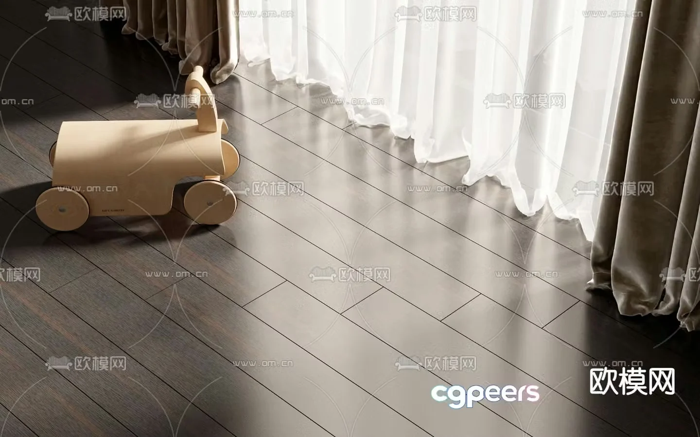 Modern children’s toy car 3d model