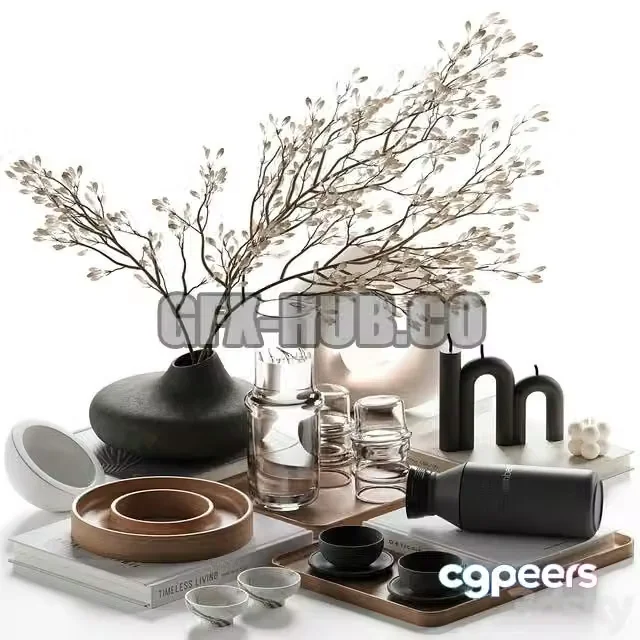 3ds Max Free – Decorative set 099