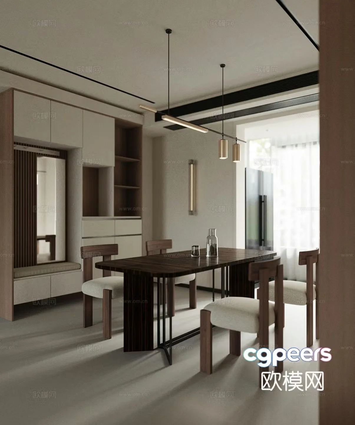 Italian restaurant 3d model