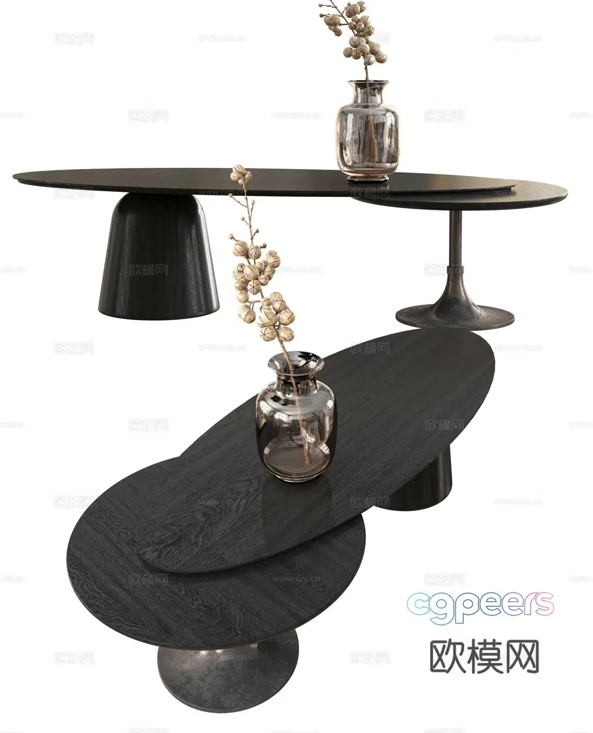 Modern coffee table 3d model