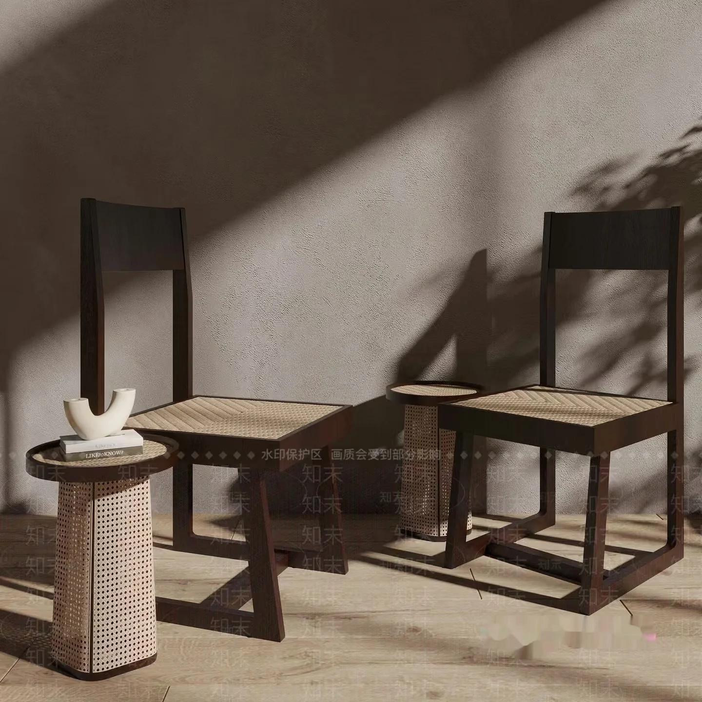 Modern Minimalist Chairs 3D Model – 13656 – VRAY Render