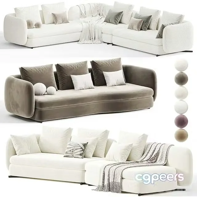 3ds Max Free – Saint Germain Sofa