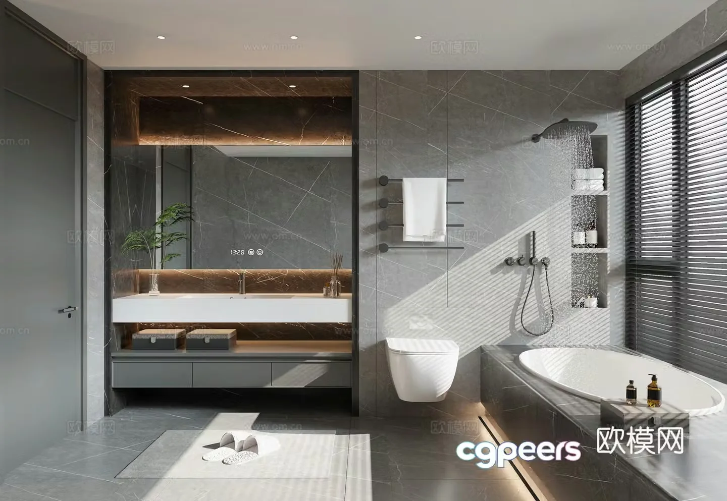 Modern bathroom 3d model