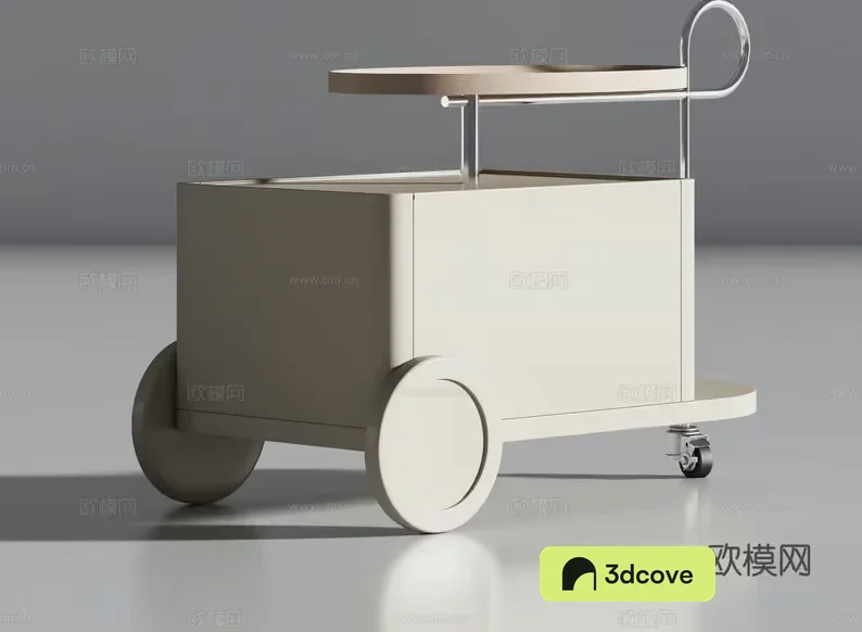 A Modern White Cart