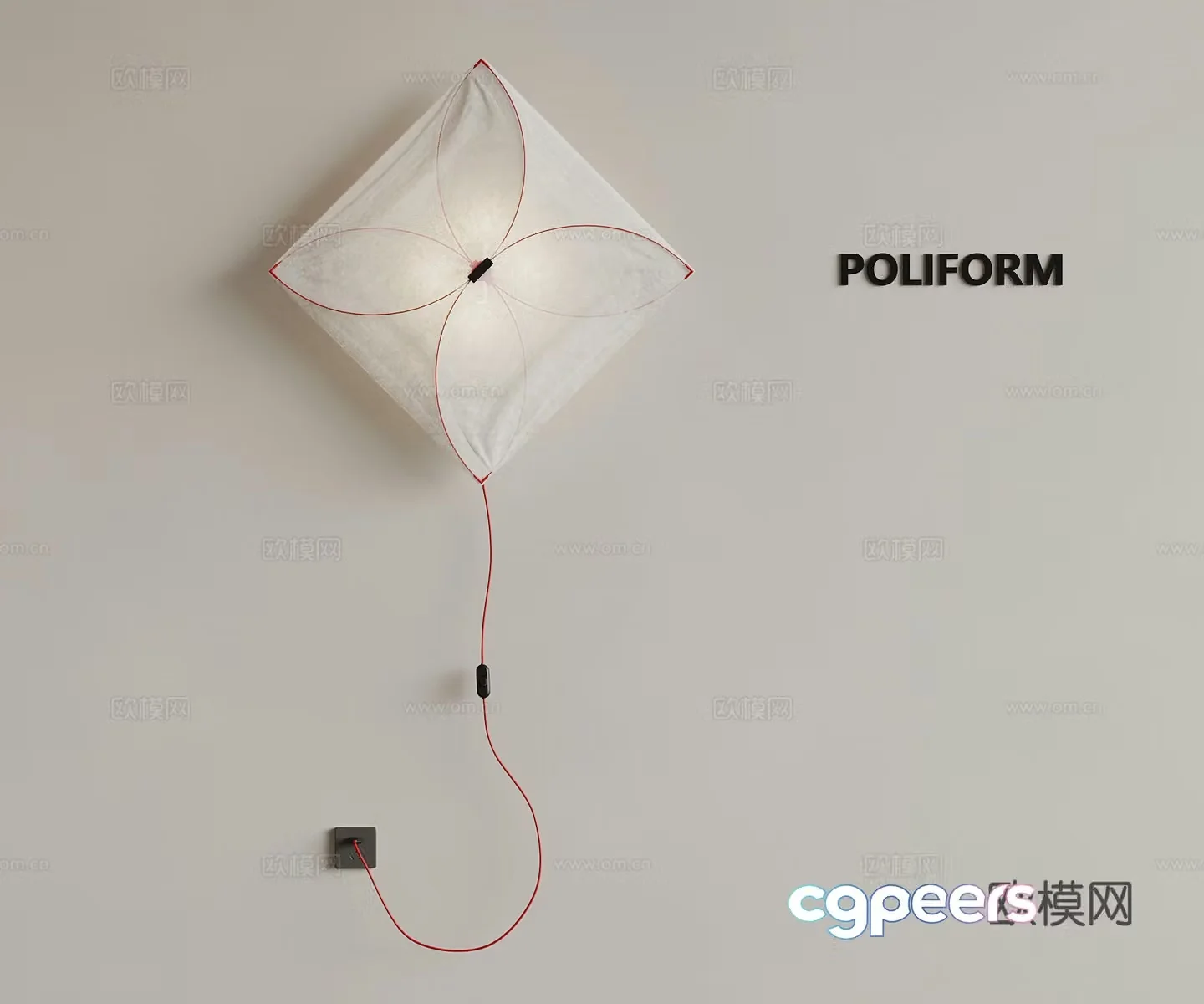 Modern wall lamp Creative wall lamp 3d model