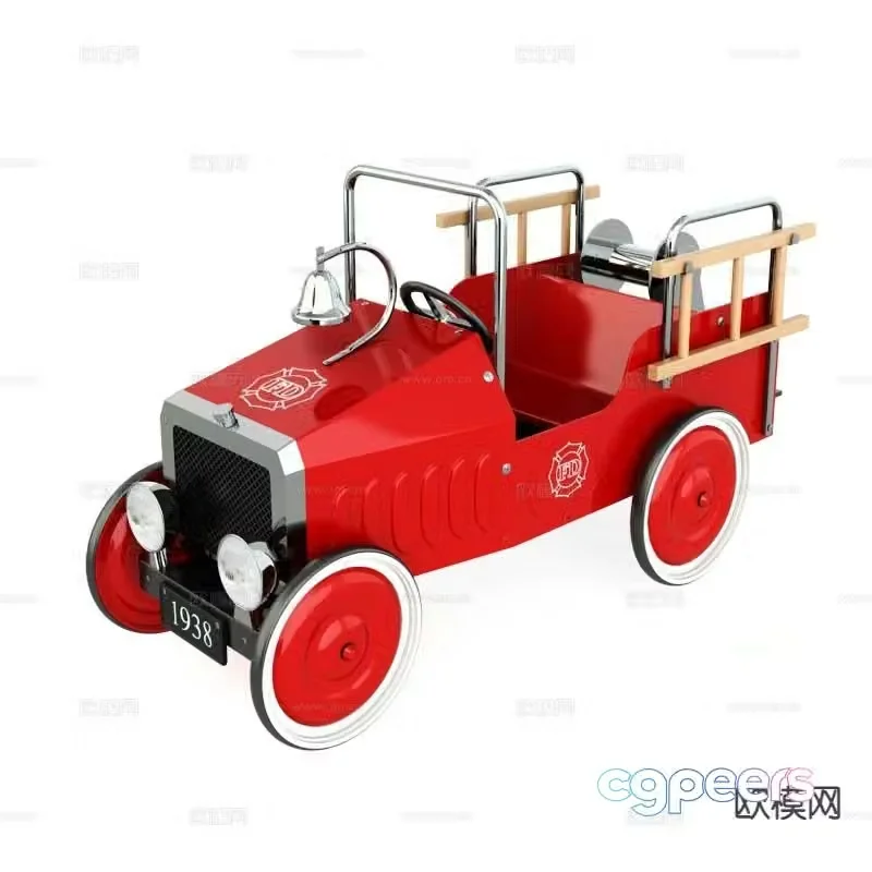 Modern children’s toy car 3d model