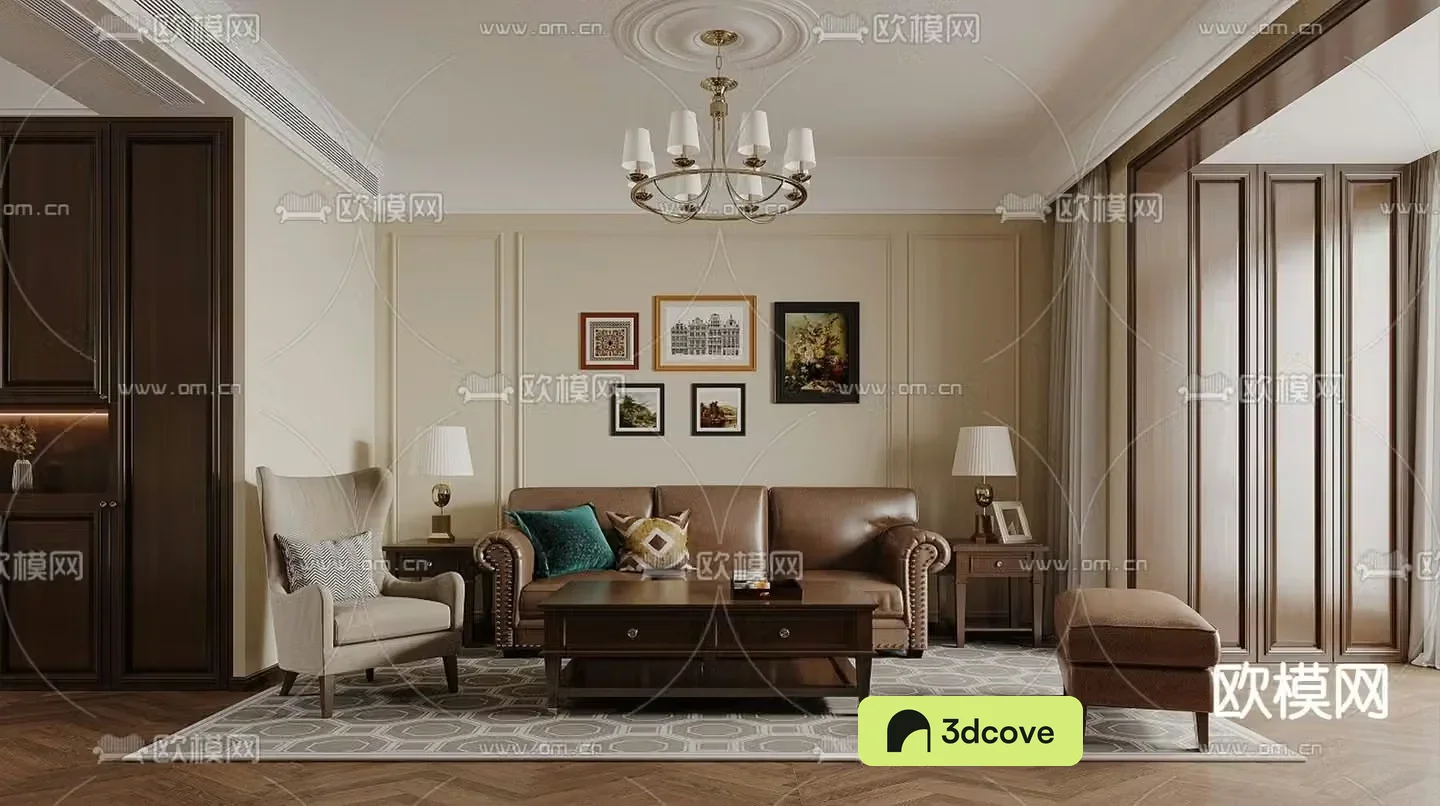 American living room