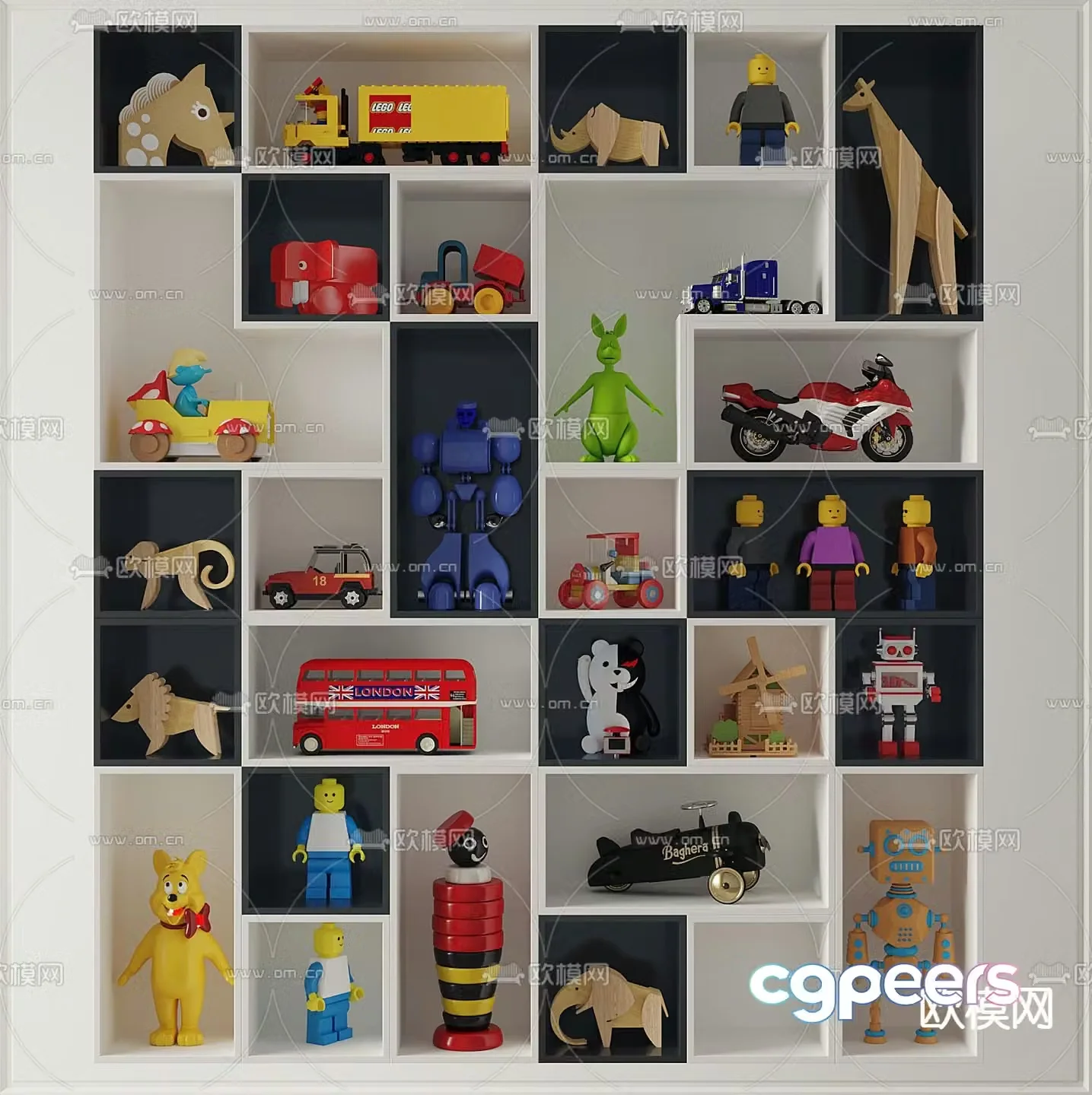 Modern children’s toy decorative ornaments 3D model