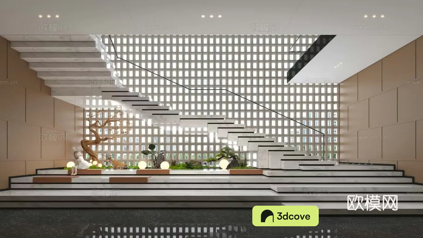 Modern stairs Landscape Stairs Indoor Landscape