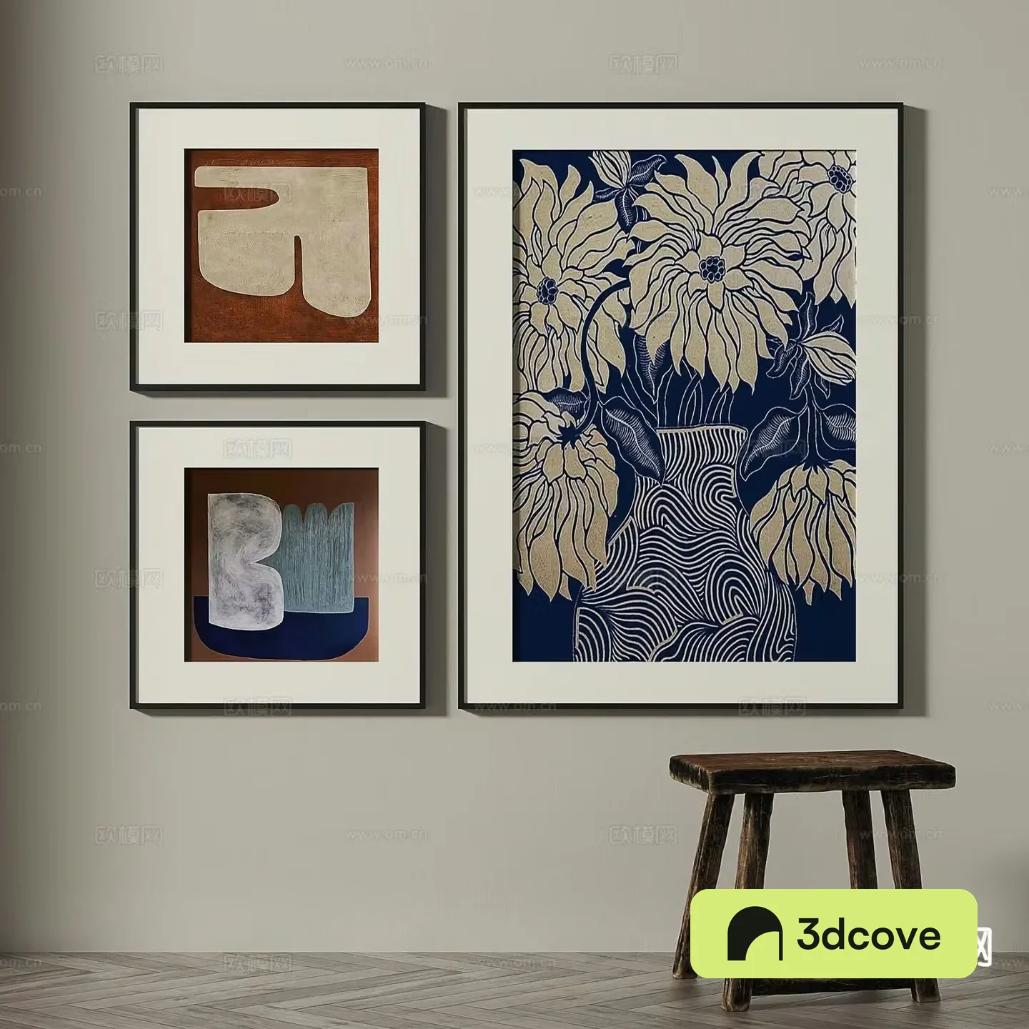 Medieval style hanging painting decorative painting