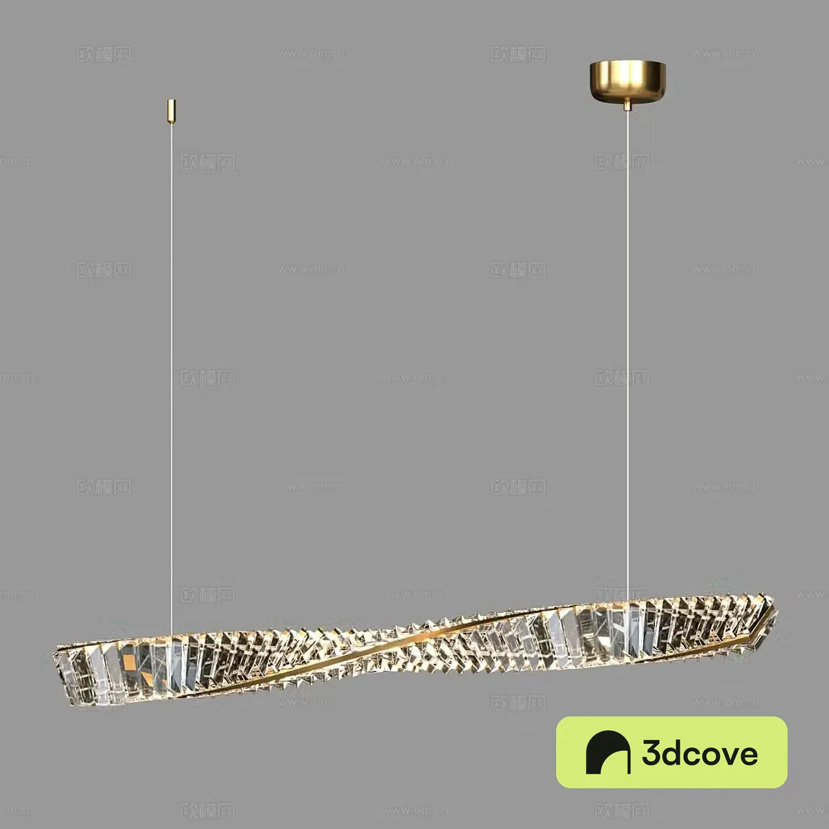 Modern simple light luxury chandeliers Simple chandeliers Light luxury chandeliers Glass chandeliers