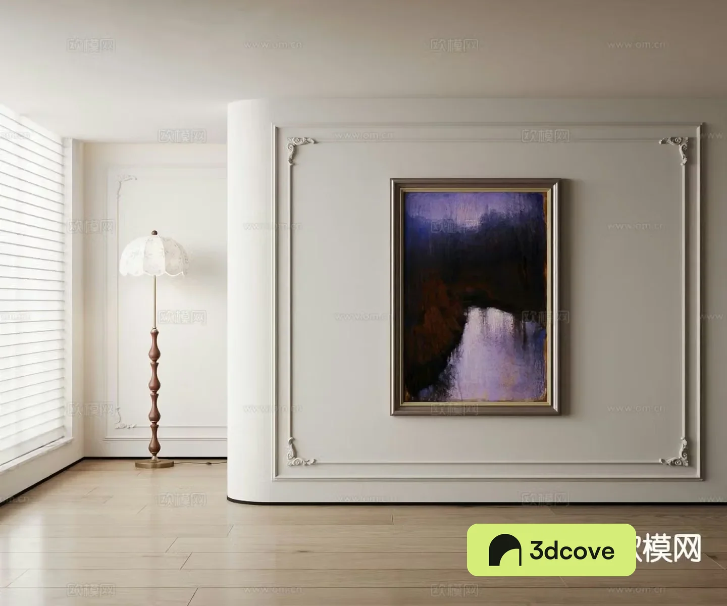 American decorative painting dark oil painting