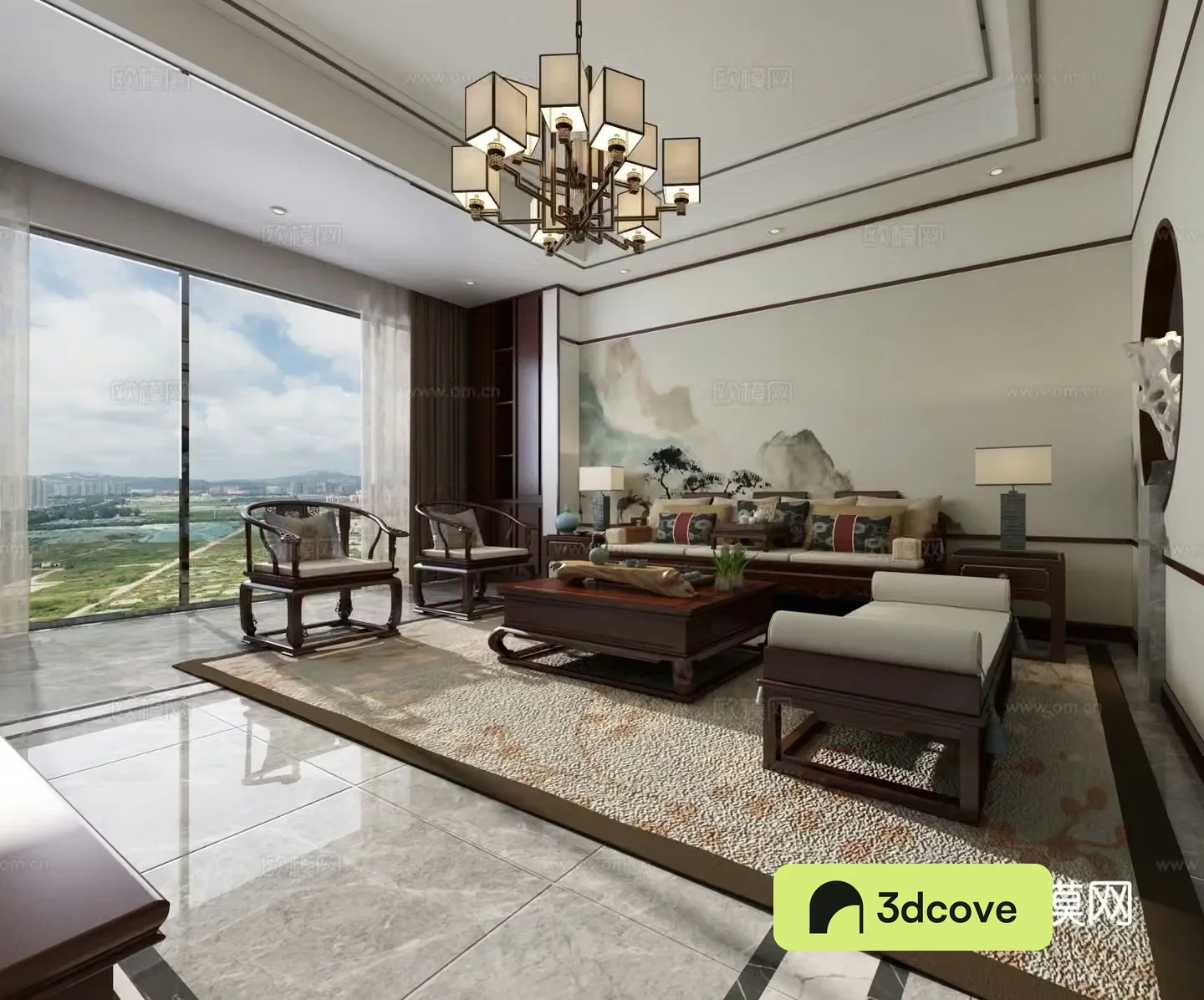 New Chinese style living room