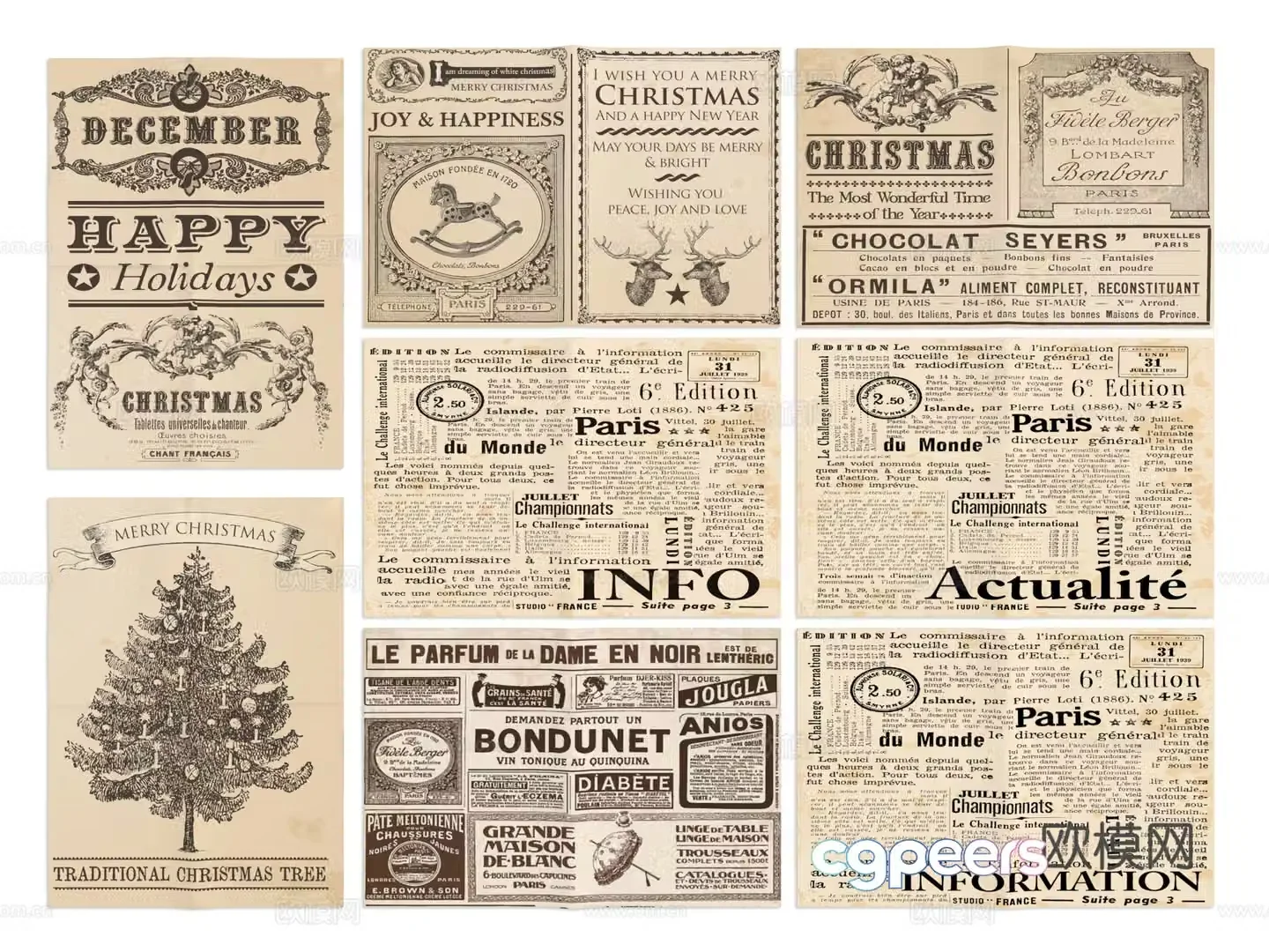 newspaper newspaper old newspaper daily album paper 3d model