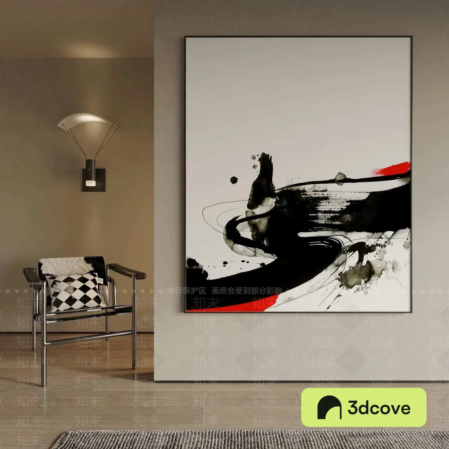 Modern Abstract Art Piece
