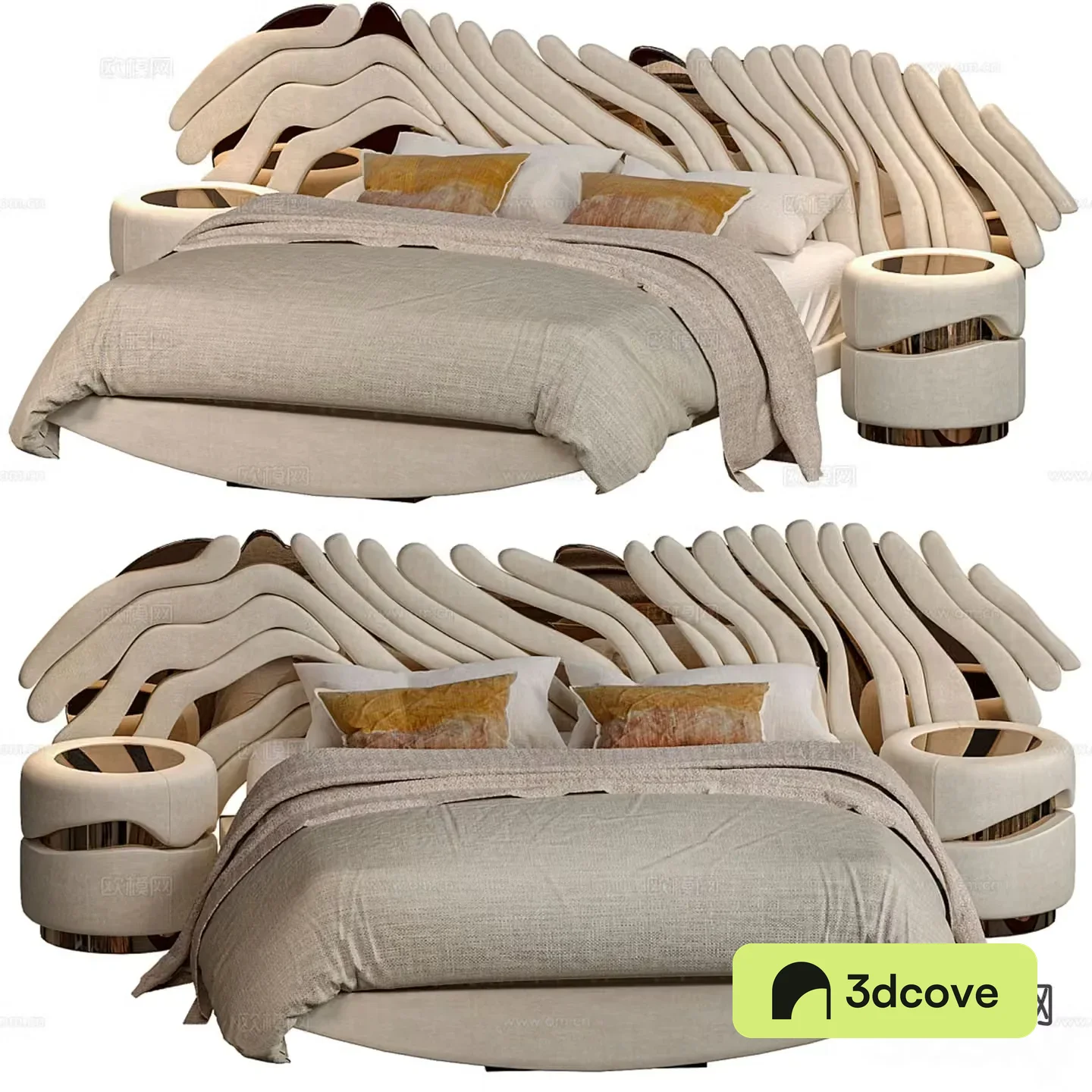 Douro modern double bed