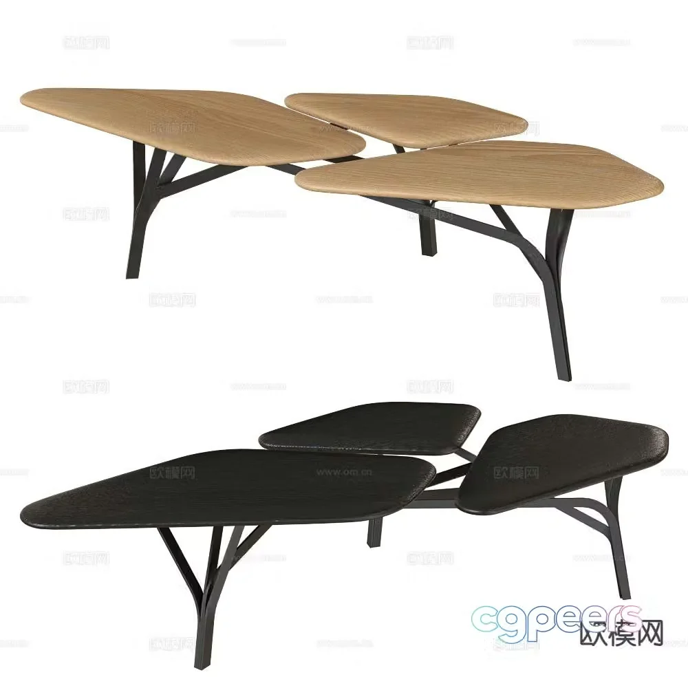 La Chance special shaped coffee table 3d model