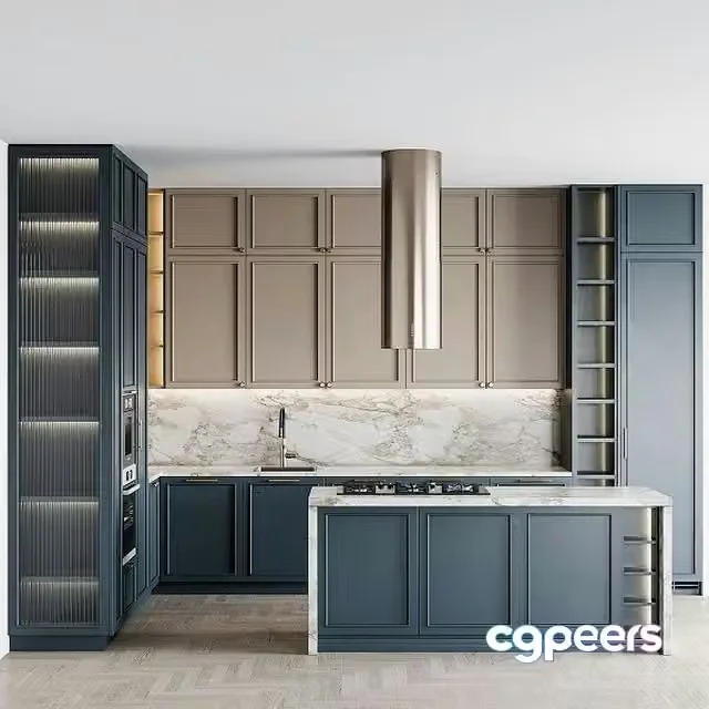 3ds Max Free – kitchen Neoclassic145