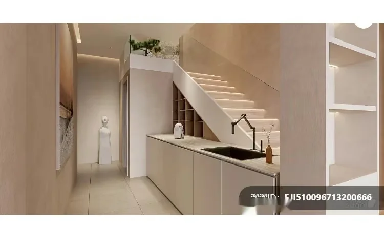 Modern Kitchen 3D Model – 8247 – VRAY Render