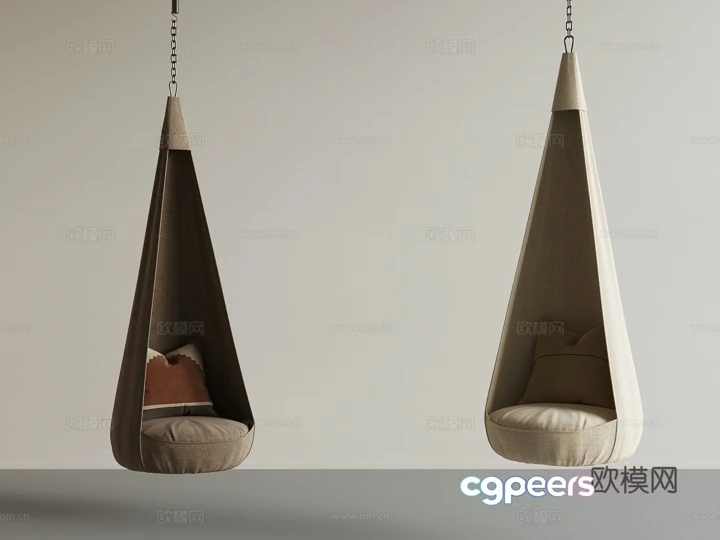 Modern hanging chair 3d model