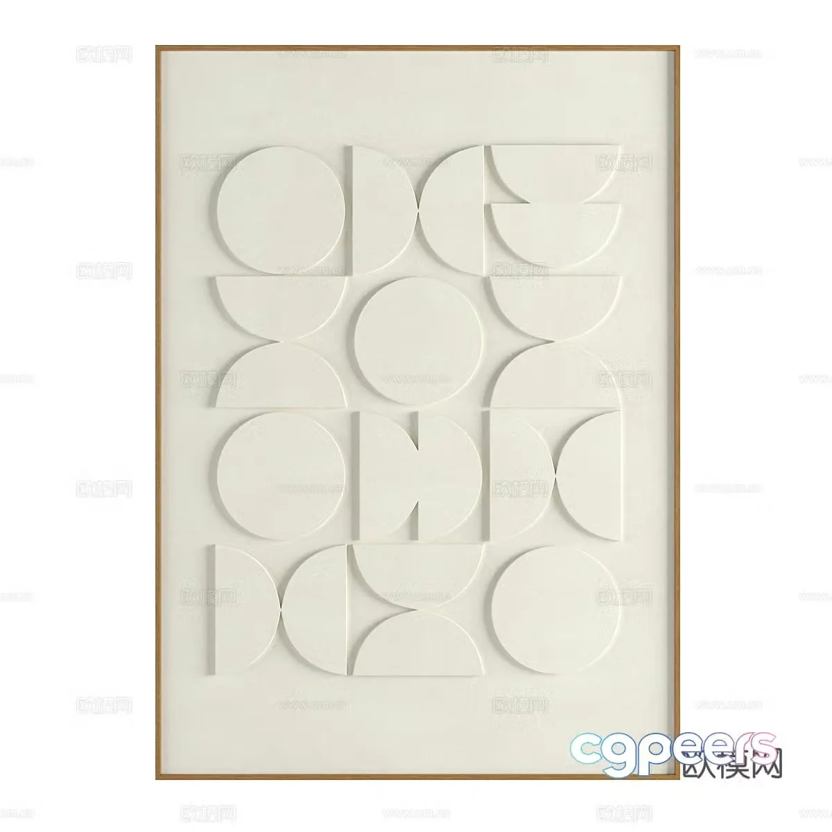 New Chinese style hanging painting 3D model